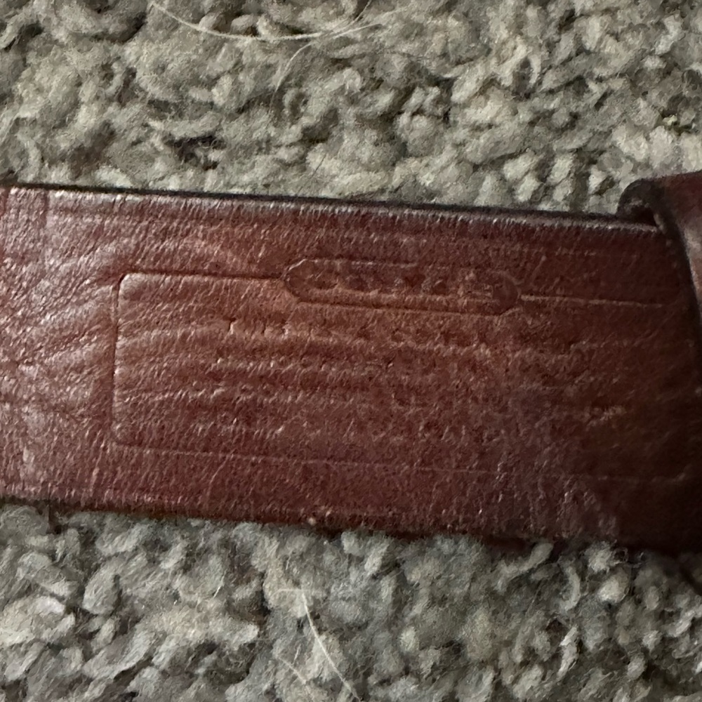 Men’s Coach Bleecker Street leather belt - Picture 3 of 8